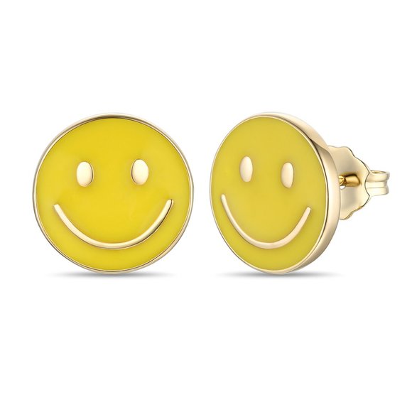 Le Vian Enamel Earrings featuring set in 14K Honey Gold - Picture 1 of 1